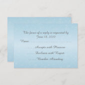 Cartes RSVP hiver (Devant / Derrière)