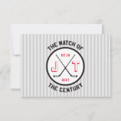 Cartes RSVP Hockey Love (Dos)