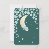 Cartes RSVP Hydrangea au clair de lune (Dos)