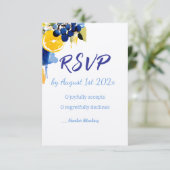 Cartes RSVP "La Dolce Vita" (Debout devant)