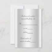 Cartes RSVP Lavender Purple Photo (Dos)