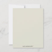 Cartes RSVP Lobirds ou cartes de réponse (Dos)