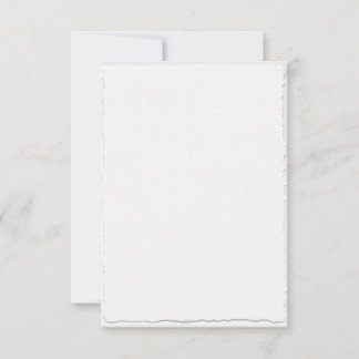 Cartes RSVP Modèle Faux-Deckle Classic