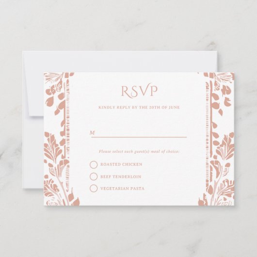 Cartes RSVP Norwich Wedding (Devant)