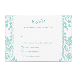 Cartes RSVP Norwich Wedding