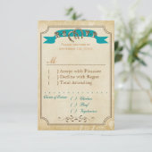 Cartes RSVP occidentales (Debout devant)