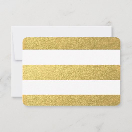 CARTES RSVP OR CHIC (Dos)