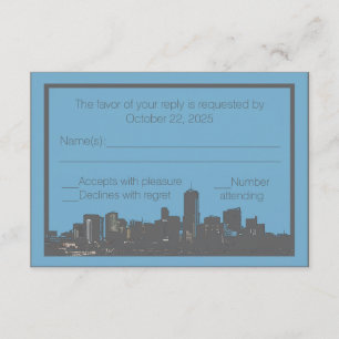 Cartes RSVP personnalisées Denver Colorado