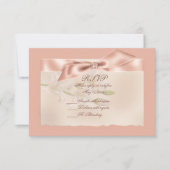 Cartes RSVP Pink Satin (Devant)