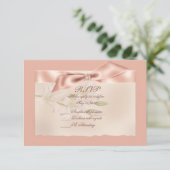 Cartes RSVP Pink Satin (Debout devant)