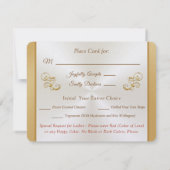 Cartes RSVP pour commande spéciale Millie 50e anni (Dos)