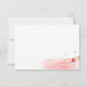 Cartes RSVP pour les branches Cherry Blossoms (Dos)