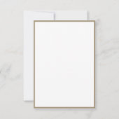 Cartes RSVP pour mariage. (Dos)