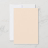 Cartes RSVP pour mariage à la plage de sable (Dos)