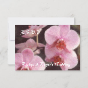 Cartes RSVP pour orchidée tropicale hawaïenne