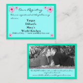 Cartes RSVP/Registre CHERRY BLOSSOMS (Devant / Derrière)