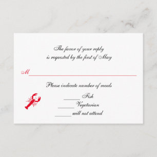Cartes RSVP/Réponses "Deep Sea"