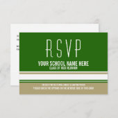 Cartes RSVP Reunion Style Moderne (Devant / Derrière)