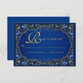 Cartes RSVP Royal Afferment (Devant / Derrière)