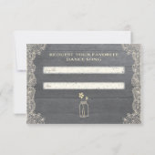 Cartes RSVP Rustic Mason Jar Wedding Wedding (Dos)