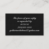 Cartes RSVP Skeleton Bride et Groom (Devant)