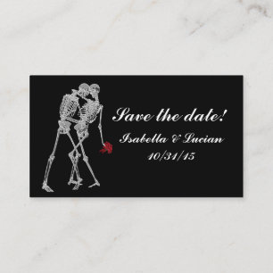 Cartes RSVP Skeleton Bride et Groom