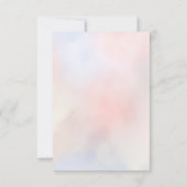 Cartes RSVP Soft Pastel Fleurs sauvages de mariage (Dos)