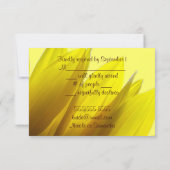 Cartes RSVP Sunflower (Dos)