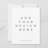 Cartes RSVP Verticales / Boîtiers (Devant)