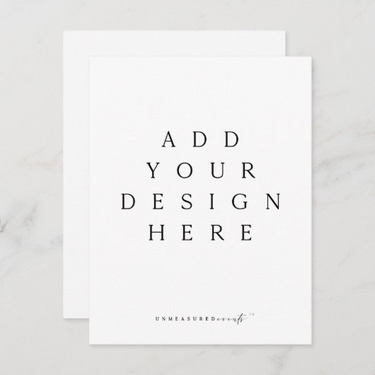 Cartes RSVP Verticales / Boîtiers (Devant / Derrière)