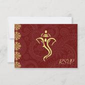 Cartes RSVP Vinayaka Wedding (Dos)