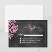 Cartes RSVP vintage (Devant / Derrière)