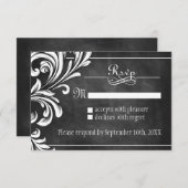 Cartes RSVP vintage (Devant / Derrière)