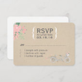 Cartes RSVP VTT Cute (Devant / Derrière)