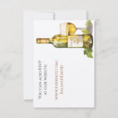 Cartes RSVP Watercolor Vineyard (Dos)