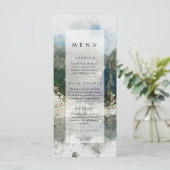 cartes rustiques de menu de mariage d'Amalfi (Debout devant)