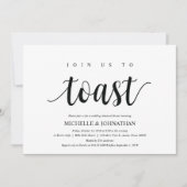 Cartes rustiques d'invitation de dîner de (Devant)