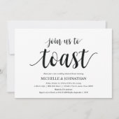 Cartes rustiques d'invitation de dîner de (Devant)