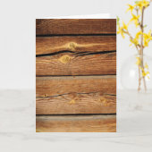 Cartes Rustiques En Bois Conception Cadeaux De Pay (Fleur jaune)