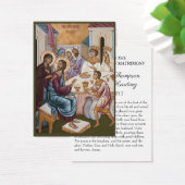 Cartes sacrées de mariage de rite pascal orthodoxe (Bureau)