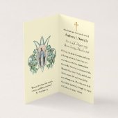 Cartes sacrées du mémorial funéraire catholique (Intérieur)