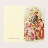 Cartes sacrées du Mémorial funéraire Religieux Cat (Extérieur déplié)