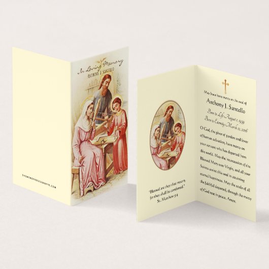 Cartes sacrées du Mémorial funéraire Religieux Cat (Intérieur et extérieur)