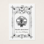 CARTES SAINES DE L'ORDINATION DU PRIÊTRE CATHOLIQU (Devant)