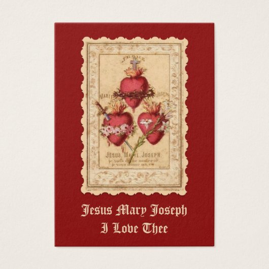CARTES SAINES DE L'ORDINATION PRIVÉE CATHOLIQUE (Devant)