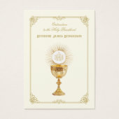 CARTES SAINES DE L'ORDINATION PRIVÉE CATHOLIQUE (Devant)