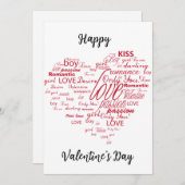 Cartes Saint Valentin (Devant / Derrière)