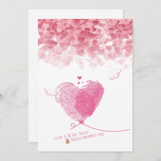 Cartes Saint Valentin (Devant / Derrière)