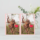 Cartes Saint-Valentin pour enfants (Debout devant)