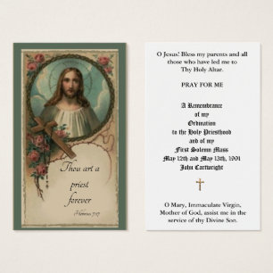 CARTES SAINTES D'ANNIVERSAIRE DE CLASSIFICATION DE